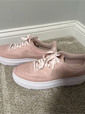 Nike Women’s Platform Sneakers - Blush Pink